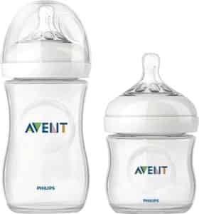 Philips Avent 260ml Natural Feeding Bottle With 125ml Natural Feeding Bottle