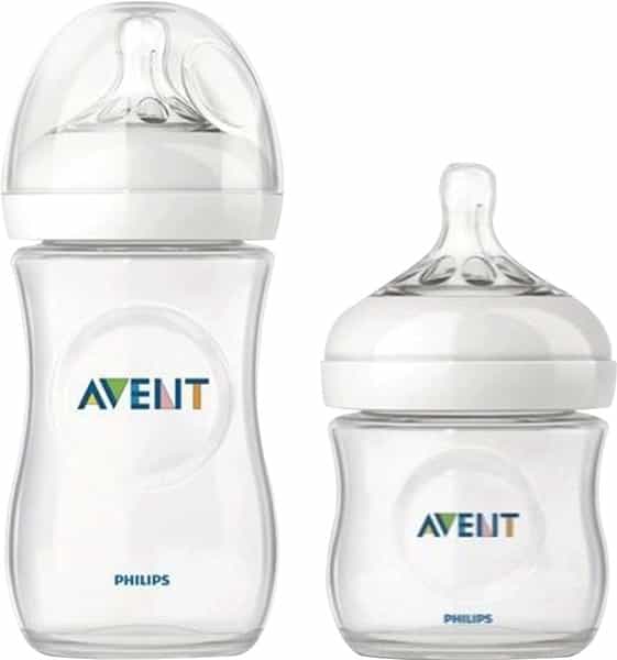 Philips Avent 260Ml Natural Feeding Bottle With 125Ml Natural Feeding Bottle