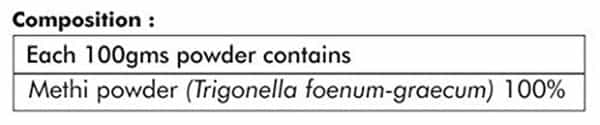 Ayur Champ - Pack Of 4 -Methi Seed Powder Herbal Fenugreek Powder (Trigonella Foenum-Graecum) 1 Kg