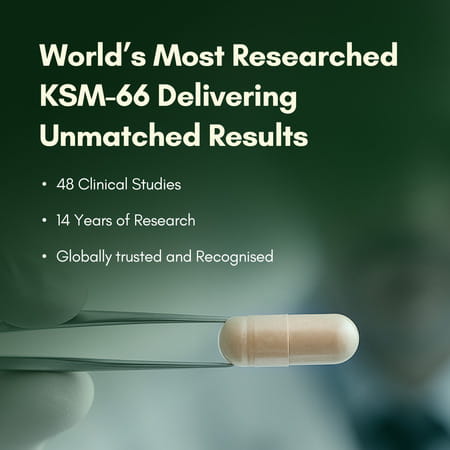 Rasayanam Ashwagandha Ksm-66 Capsules For Stress | Energy & Recovery (120 Capsules | Pack Of 2)