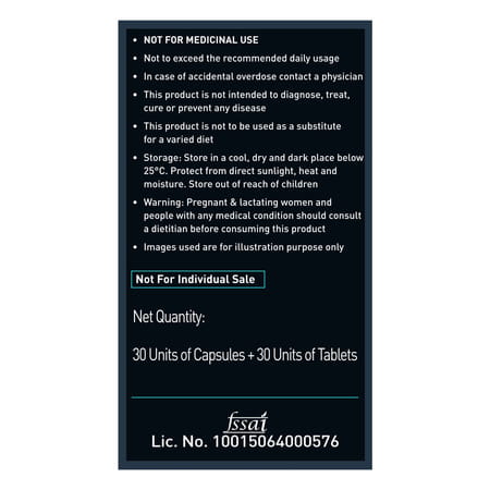 Muscleblaze Mb - Vite Daily Multivitamin (30 Tablets) & Omega 3 Fish Oil 1000Mg (30 Capsules)