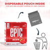 Manforce Epic Pleasure Long Lasting Premium Condoms Raspberry Flavour Disposable Pouch 3'S