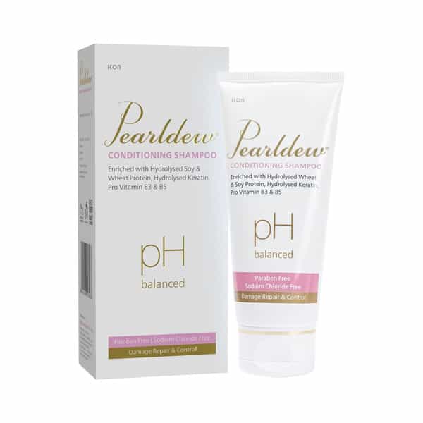 Pearldew Conditioning Shampoo 200 Ml | With Aloe | Keratin & Wheat Germ Oil (Pack Of 2)