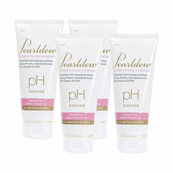 Pearldew Conditioning Shampoo 200 Ml | With Aloe | Keratin & Wheat Germ Oil (Pack Of 2)