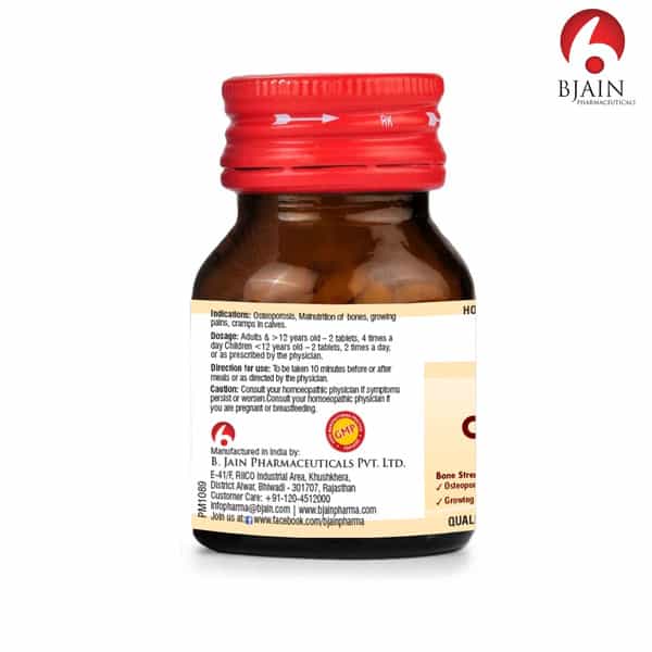 Bjain Omeo Calcium Tablets | Homeopathic Support For Bone Strength & Calcium Balance | 2 X 25Gm