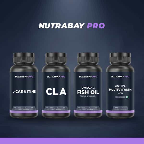 Nutrabay Pro Active Multivitamin Men - 25 Vitamins & Minerals 120 Veg Capsules