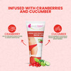 Everteen Silky Bikini Line Hair Remover Cream With Cranberry And Cucumber - 3 Packs (50 G Each)