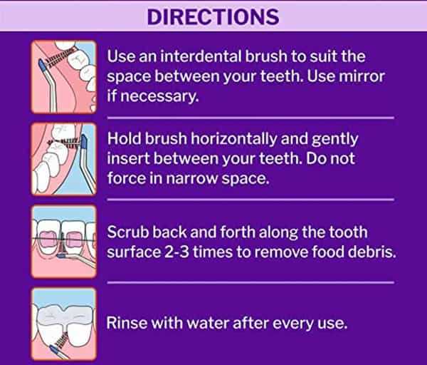 Castus Interdental Brush 1 No's