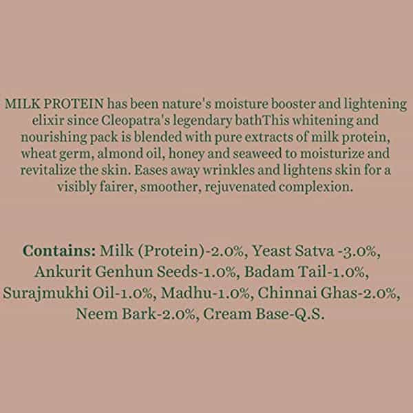 Biotique Milk Protein Whitening & Rejuvenating Face Pack 50 Gm