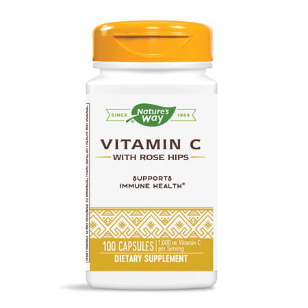 Nature's Way Vitamin C With Rose Hips; 1000 Mg Per Serving 100 Capsules