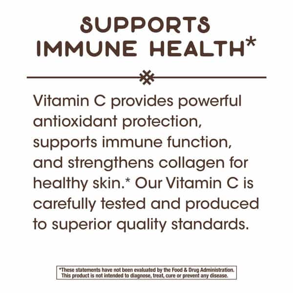 Nature's Way Vitamin C With Rose Hips; 1000 Mg Per Serving 100 Capsules