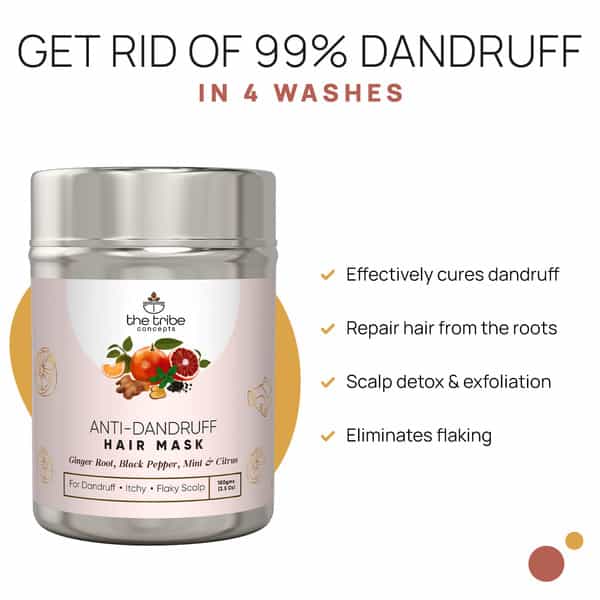 Anti-Dandruff Hair Mask/With Steel Tin