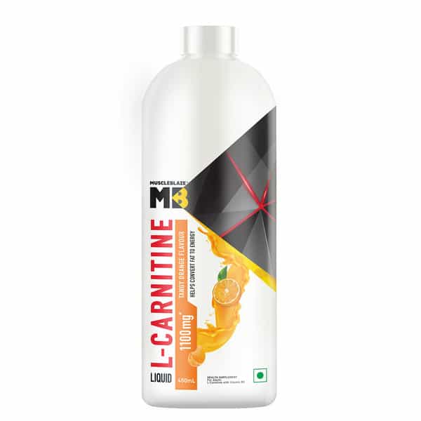 Muscleblaze Liquid L - Carnitine 1100Mg (Tangy Orange | 450Ml | 30 Servings)