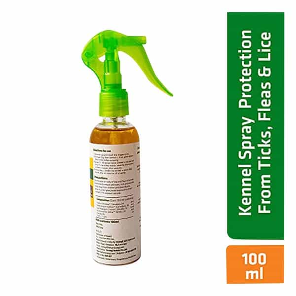 Herbal Strategi Kennel Spray Protection From Ticks Fleas Lice & Mites 100 Ml