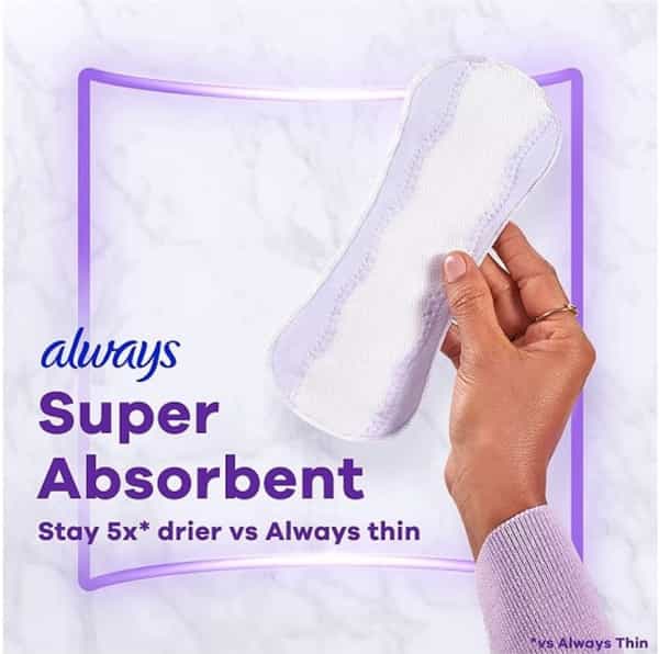 Always Dailies Extra Protection Long Liners| 92 Count