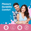 Formen Joymax Dotted Condoms For Men With Disposable Pouches Strawberry Flavour-10 Count-Pack Of 3
