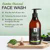 Nutriglow Natural's Bamboo & Charcoal Face Wash For Deep Clean | Acne Face Wash 300Ml