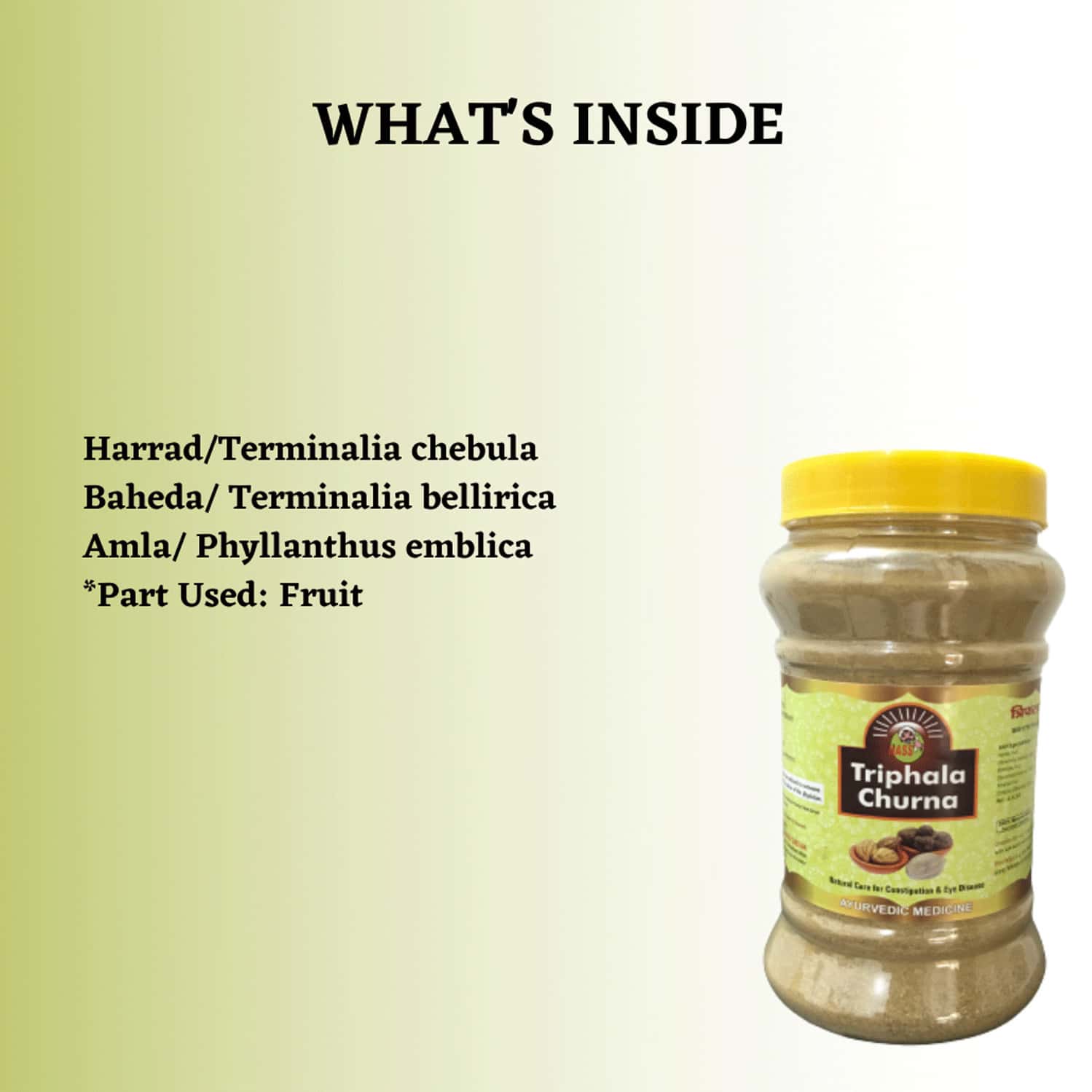 Buy HASS TRIPHALA CHURNA TRIPHALA POWDER AYURVEDIC MEDICINE FOR