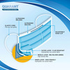 Quarant 3 Ply Protective Surgical Face Mask With Adjustable Nose Pin Uv Sterilized - Pack Of 50