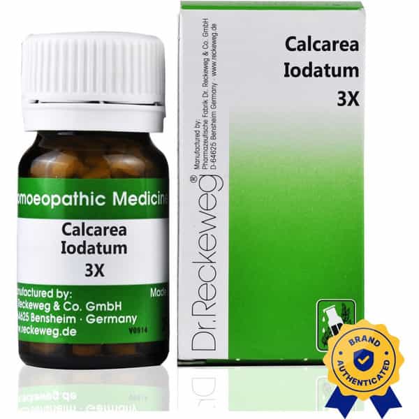 Dr. Reckeweg Calcarea Iodatum 3X Tablets (20 G) Pack Of 2