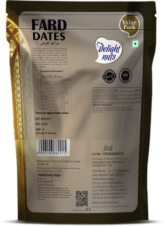 Delight Nuts Fard Dates Value Pack 500gm