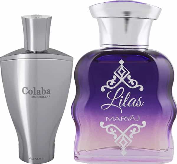 Ajmal Colaba Mukhallat Cp Alcohol-Free Attar 14Ml For Unisex And Maryaj Lilas Edp 100Ml For Women