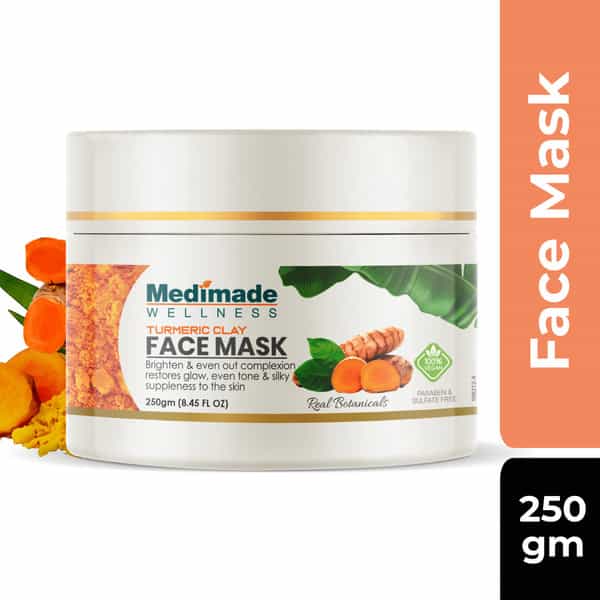 Medimade Turmeric Clay Face Mask - 250 Gm