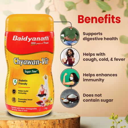Baidyanath Sugarfree Chyawan Vit 1 Kg