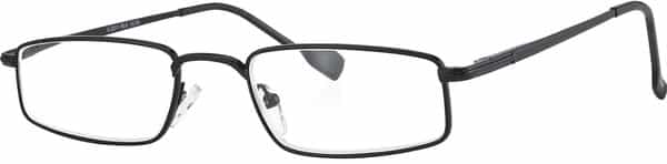 Klar Eye Full Rim Rectangle Reading Glasses Men And Women +0.75 To +3.50+2.50 Power Shiny Black