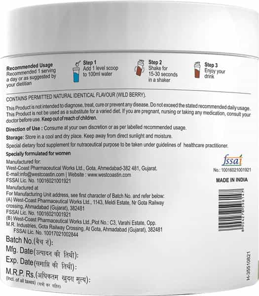 Sheneed Plant Based Uti Relief Drink For Women With Cranberry | Ashwagandha | Chamomile-300Gm