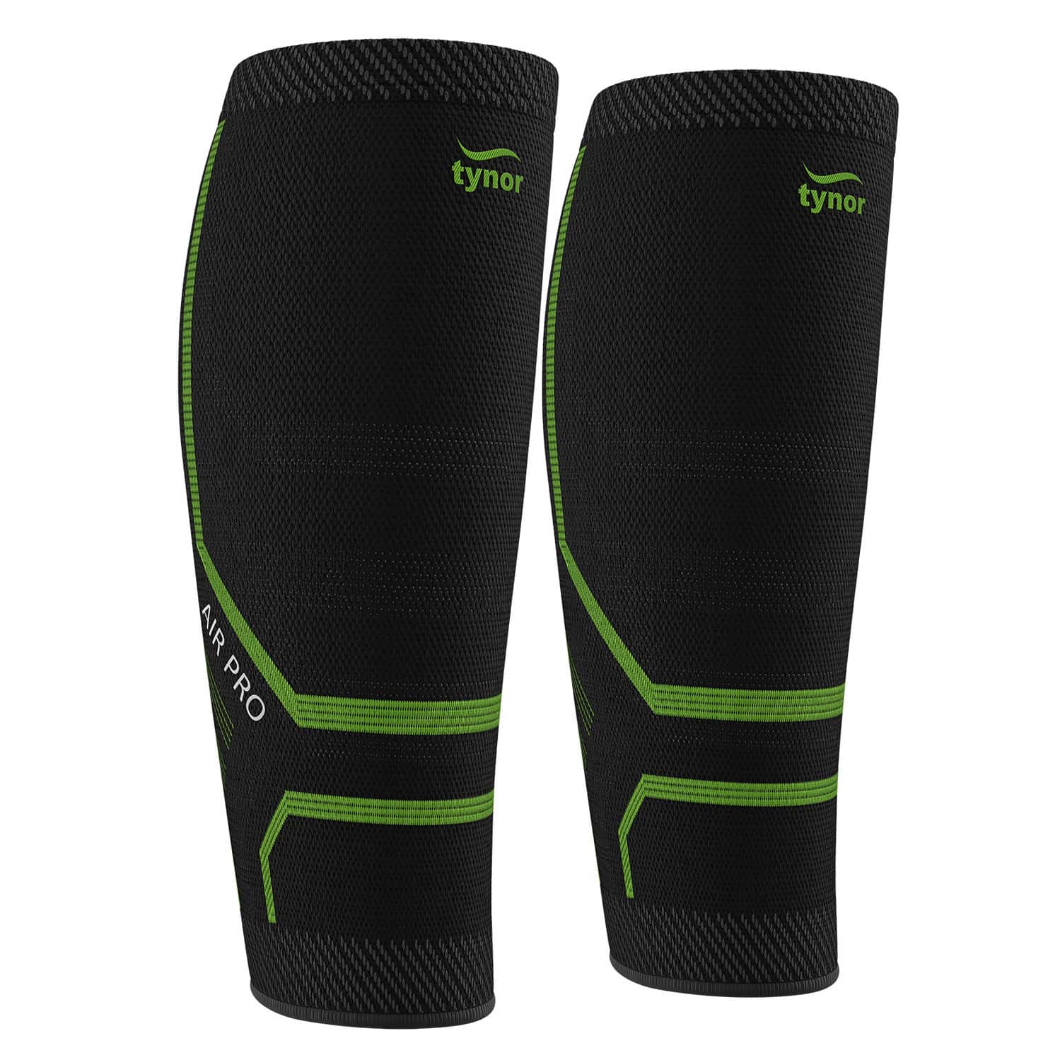 Tynor Calf And Shin Support Air Pro Black & Green Small 1 Unit