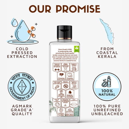 Coco Crush Cold Pressed Virgin Coconut Oil - 100ml