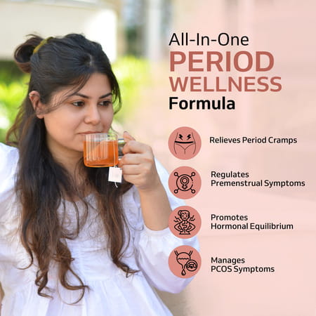 Purely Yours Ova Calm Herbal Tea For Period Pain - 30 Sachets