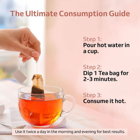 Purely Yours Ova Calm Herbal Tea For Period Pain - 30 Sachets