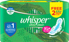 Whisper Ultra Clean Sanitary Pads For Women Xl+ 30 + Whisper Ultra Night Xxl+ 2 Napkins