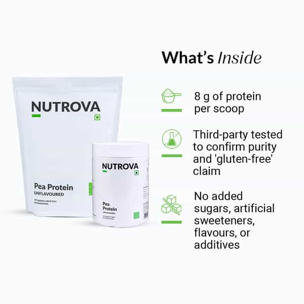 Nutrova Pea Protein - 300 Grms