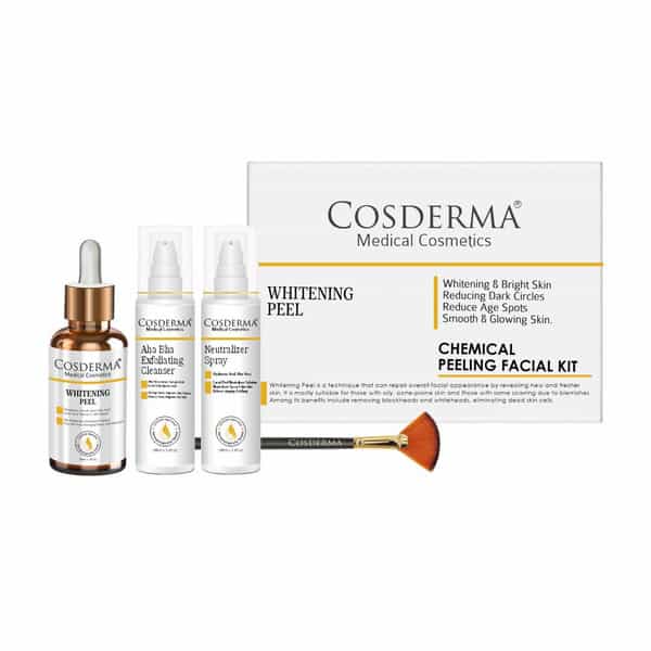Cosderma Whitening Peel Kit For Professional Cosmetic Skin Glow & Texture Refinement