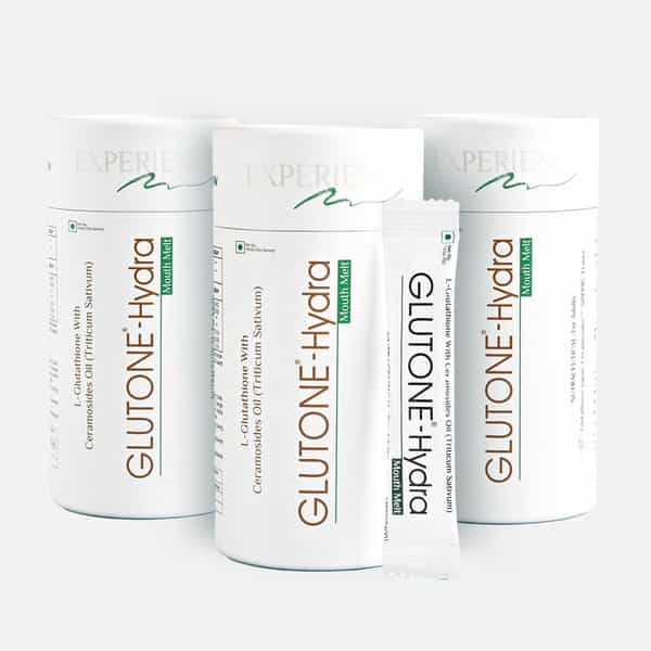 Glutone-Hydra Mouth Melt Setria Glutathione With Ceramosides Mouth Melts Pack Of 30 Sachets