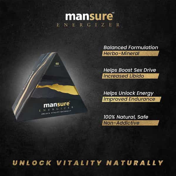Mansure Energizer For Men's Health - 1 Pack (60 Capsules)