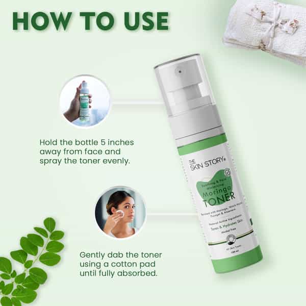 The Skin Story Soothing & Pore Minimizing Moringa Toner | 100Ml