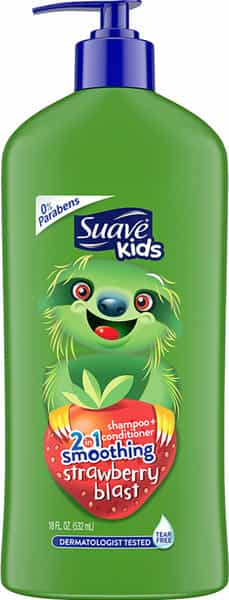 Suave Kids Shampoo 2 In 1 Strawberry Smoother - 532Ml