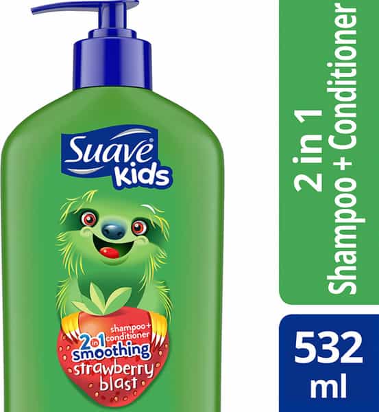 Suave Kids Shampoo 2 In 1 Strawberry Smoother - 532Ml
