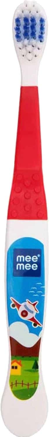 Mee Mee Easy Grip Toothbrush - Red - 1 Unit