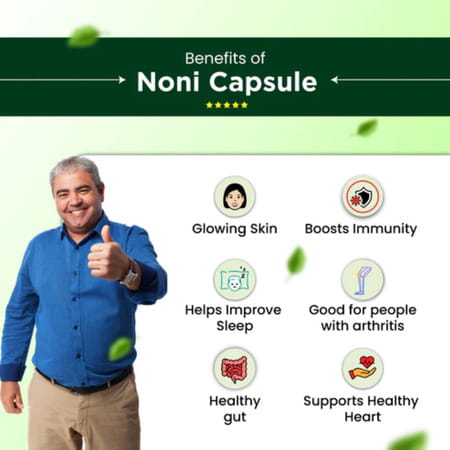 Cipzer Noni 30 Capsules | Supports Joint Health| Reduces Bloating & Promotes Mobility