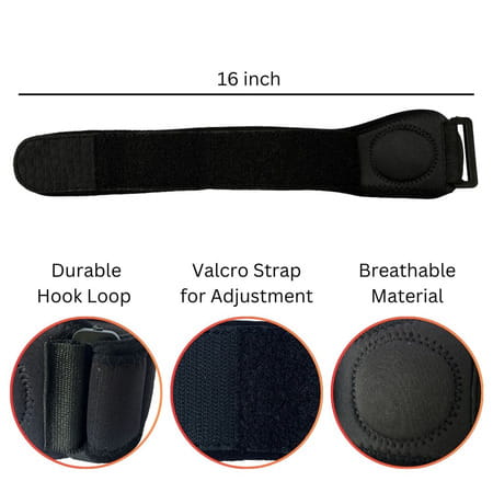 Besafe Forever Tennis Elbow Support Brace Band Universal Size | Black