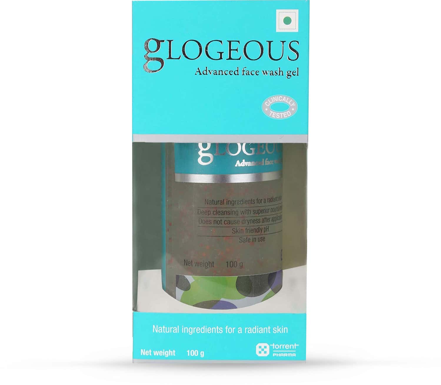Ahaglow Glogeous Advanced Face Wash Gel Bottle 100 Gm