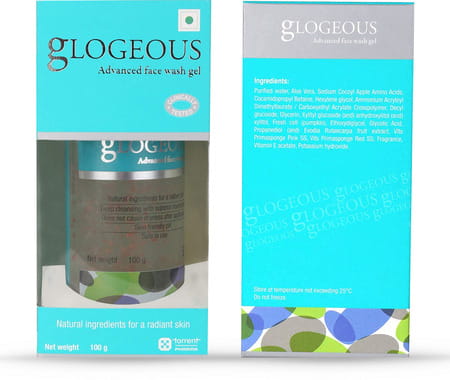 Ahaglow Glogeous Advanced Face Wash Gel Bottle 100 Gm