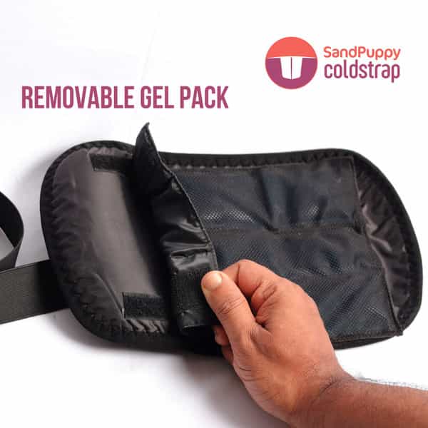 Sandpuppy Super Saver Hot And Cold Combo - Kneestrap + Coldstrap - Multiuse Heating And Cooling Pad