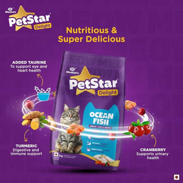 Petstar Adult Cat Food Ocean Fish Flavour (1 Kg)