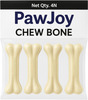 Paw Joy Rawhide Dog Chew Bone 4 Inches | Chicken Flavour | Dog Treats | 1Kg